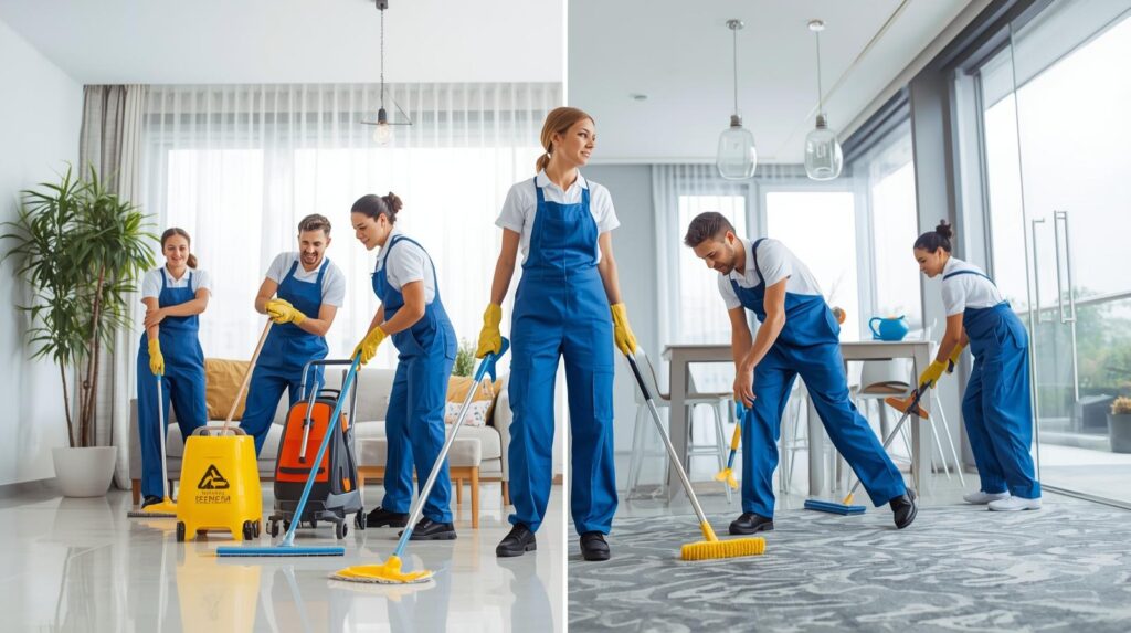 expert cleaning team in Zug